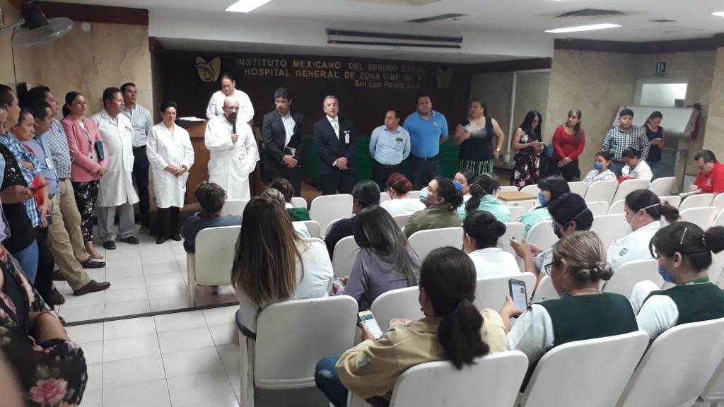IMSS SLP Mantiene Plena Apertura Con El Personal Institucional Que Enfrenta La Contingencia