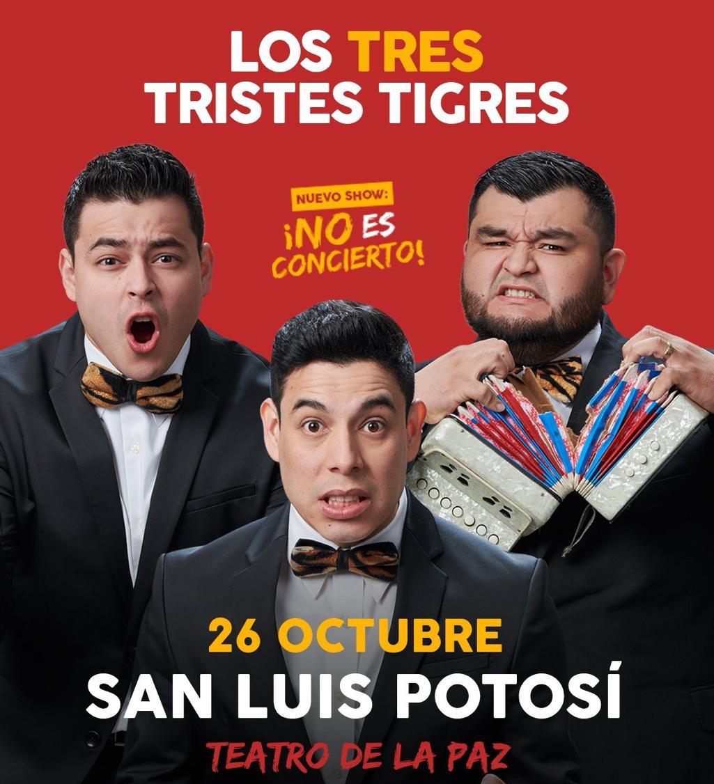 Los Tres Tristes Tigres se presentarán en el teatro de La Paz Close