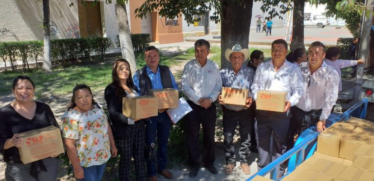 DIF estatal entregó apoyos alimentarios a 7 DIF´S del altiplano