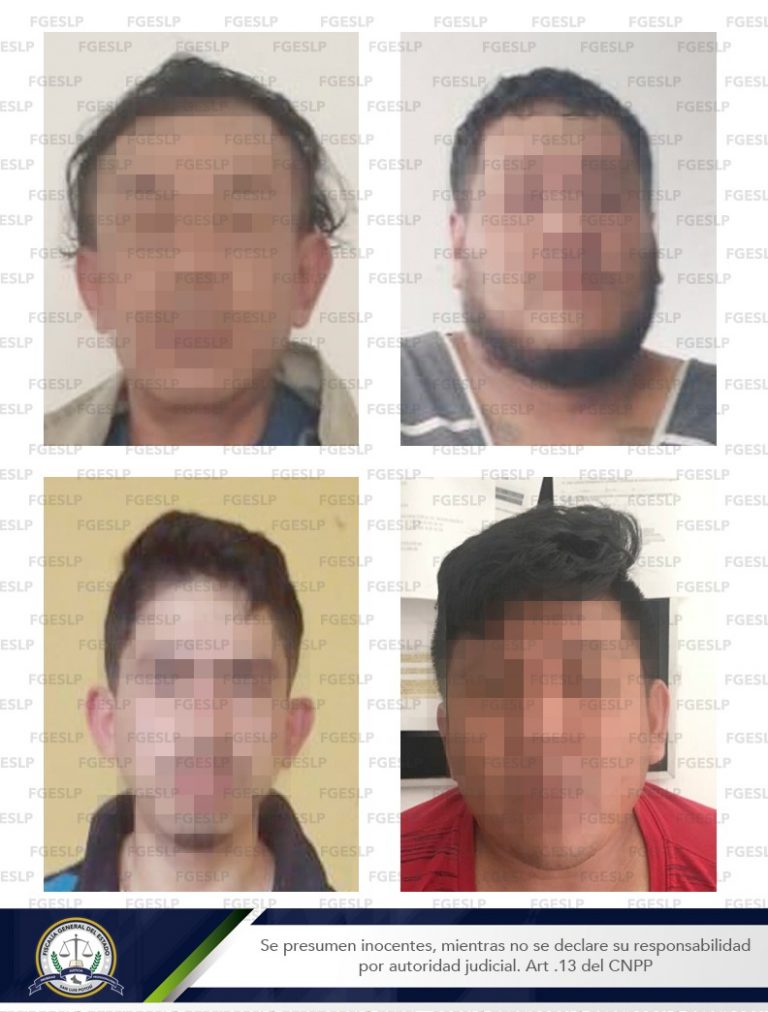 FGE captura a cuatro hombres por el probable homicidio de la colonia bosques de oriente en SGS