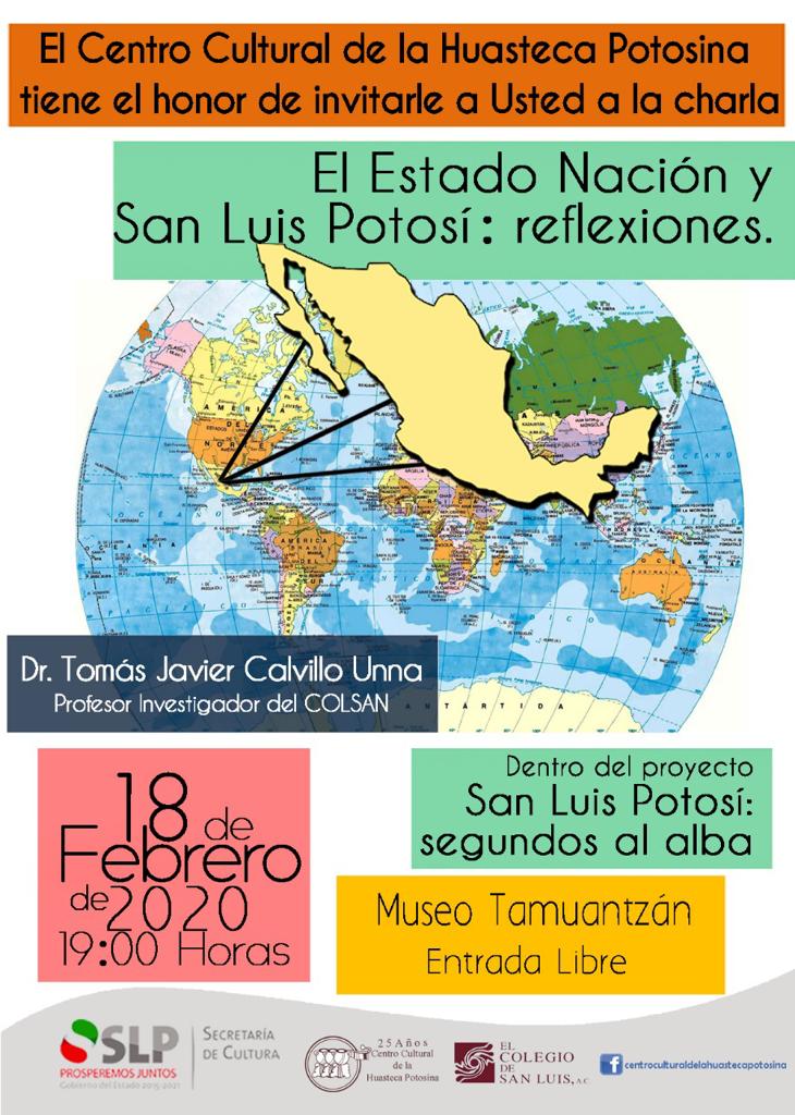 Charla “El Estado Nación y San Luis Potosí: Reflexiones”