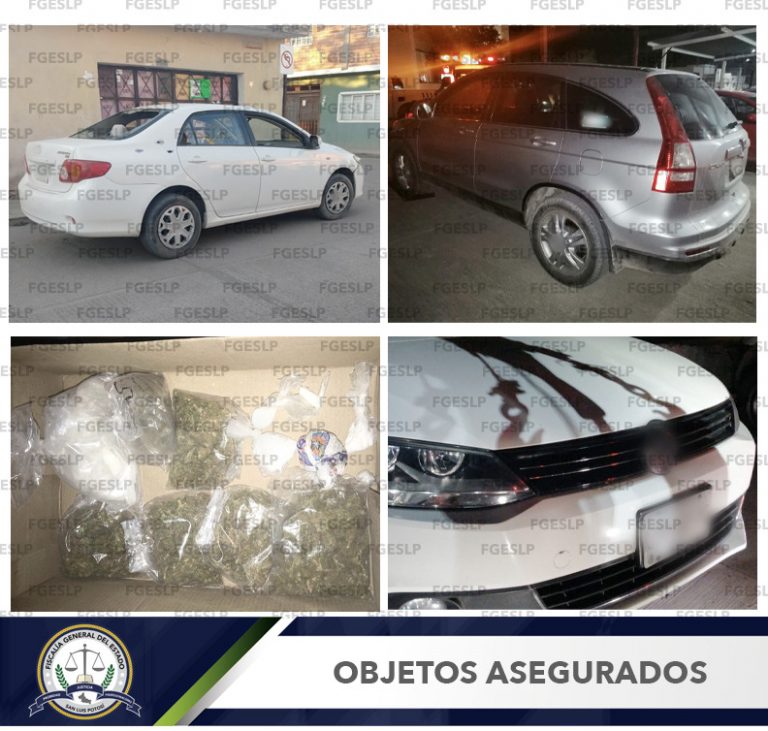 Tras operativo de FGE en Ciudad Fernández hubo un detenido y vehículos asegurados