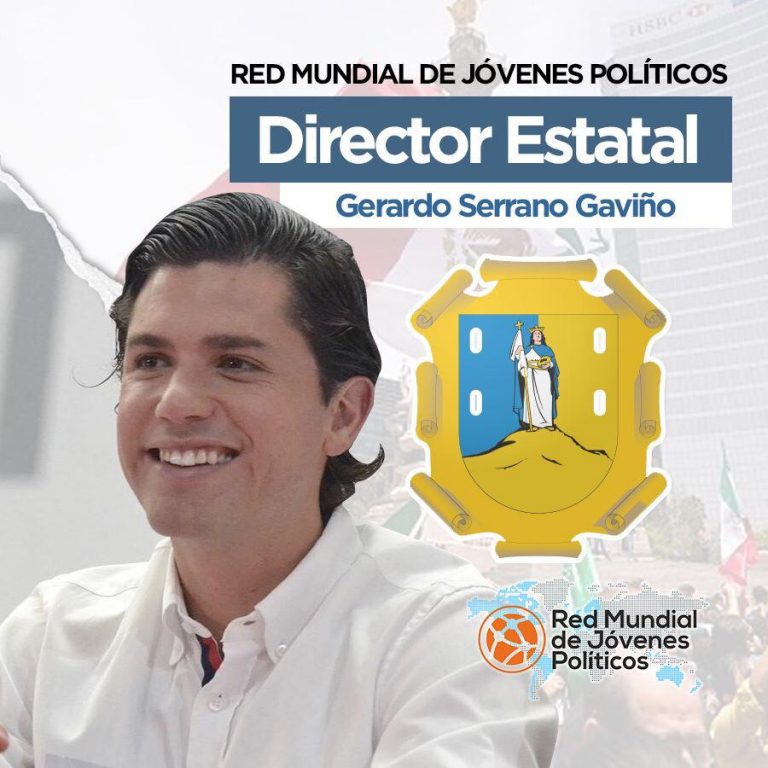 Nombran a Gerardo Serrano como director de la Red Mundial de Jóvenes Políticos en San Luis Potosí
