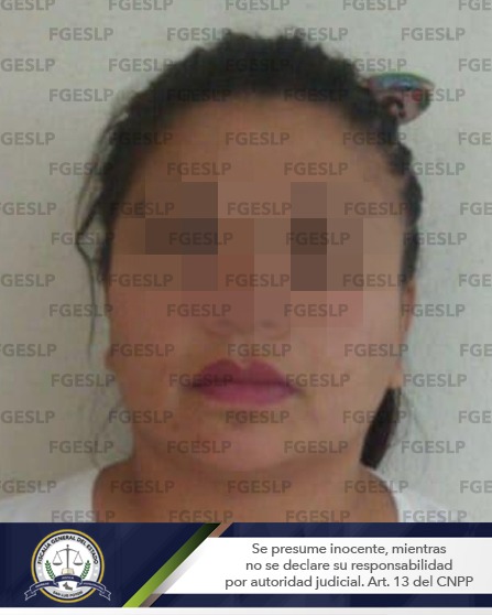 Mujer es detenida por FGE por presuntamente lesionar a un hombre en Villa de Pozos SLP