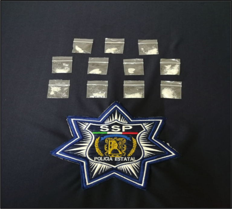 32 dosis de enervantes fueron aseguradas por policías estatales; hay cuatro detenidos