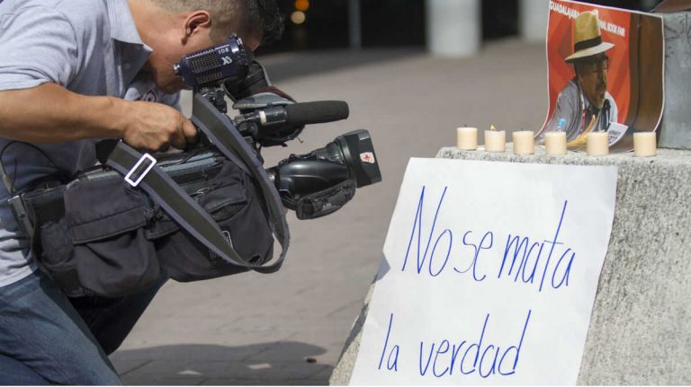 Gobierno reconoce que 2020 ha sido el año con más asesinatos contra periodistas