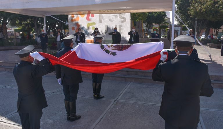 Soledad realiza ceremonia del CX Aniversario de la Revolución Mexicana