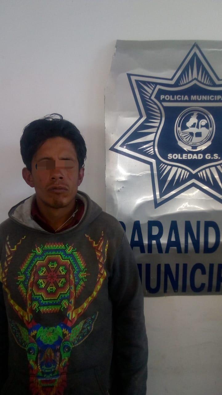 Policías de Soledad detienen a par de ladrones domiciliarios