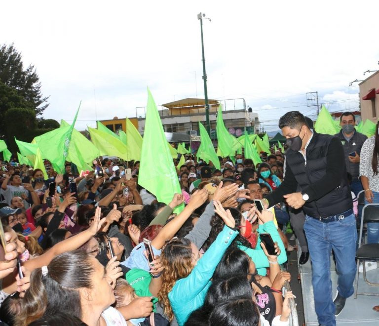 El gobernador electo Ricardo Gallardo Cardona encabeza festejo por el triunfo del pueblo y la democracia en soledad