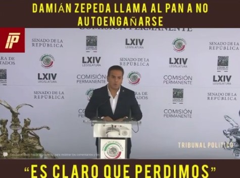 Damián Zepeda reconoce triunfo de Ricardo Gallardo y el fracaso del PAN en la pasada elección