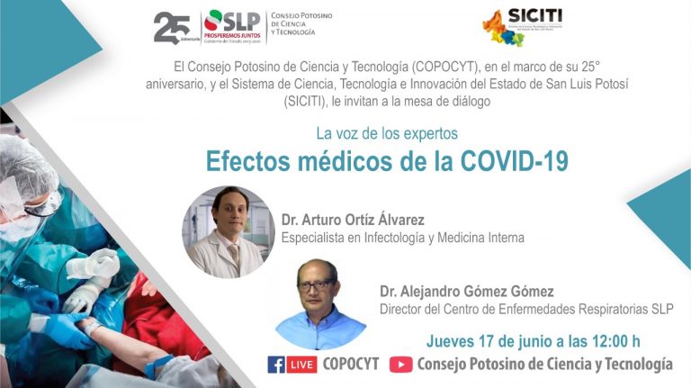 COPOCYT realizará mesa de diálogo “efectos médicos de la COVID-19