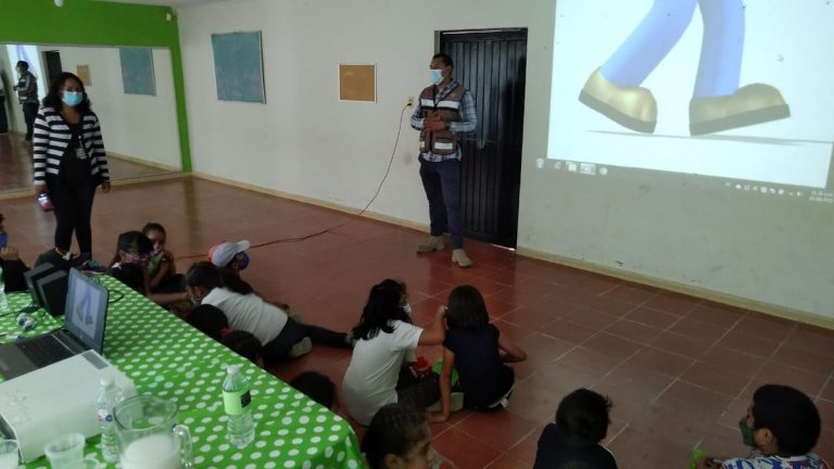 DIF municipal de Soledad, brinda pláticas especializadas a menores, sobre primeros auxilios
