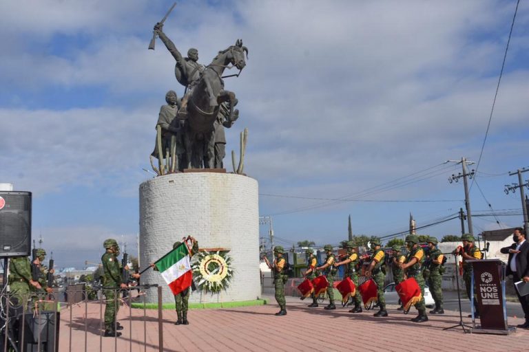 Ayuntamiento de Soledad conmemoró el 142 aniversario del natalicio de Emiliano Zapata