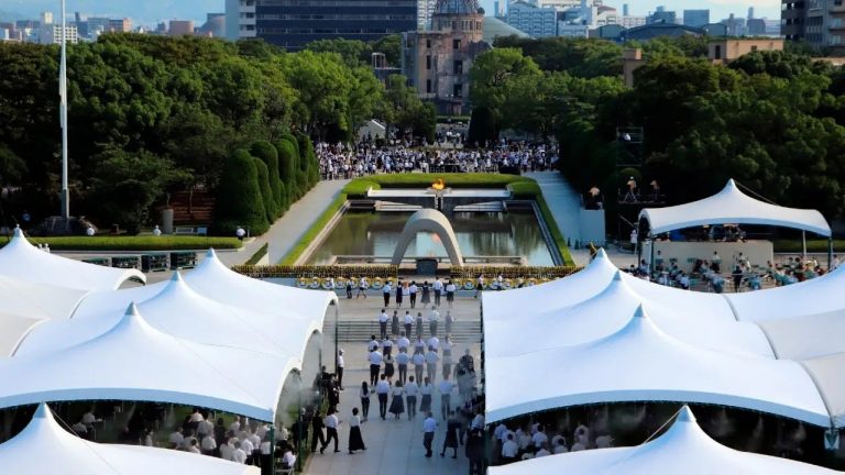 Japón conmemora 76 años de la bomba atómica de Hiroshima en medio de los Juegos Olímpicos