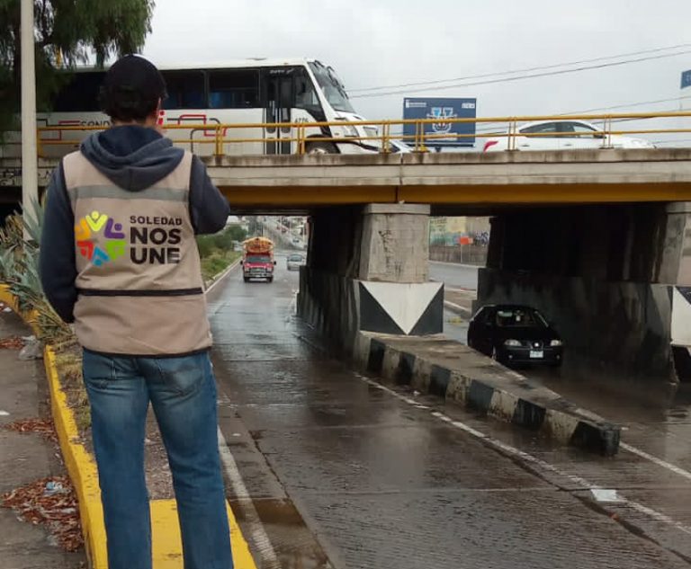 Protección civil de Soledad en alerta por las lluvias