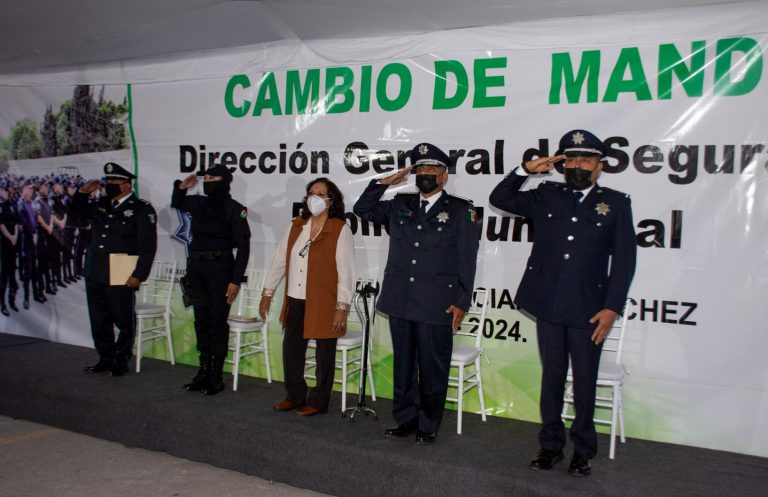 Alcaldesa Leonor Noyola nombra a Jorge Ramírez Leyva como titular de seguridad pública municipal