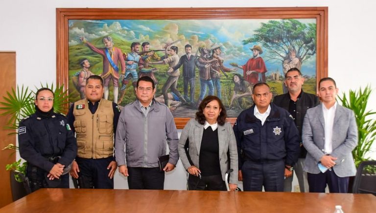 Alcaldesa de Soledad y Secretario de Seguridad pública estatal acuerdan unir esfuerzos para prevenir el delito en el municipio