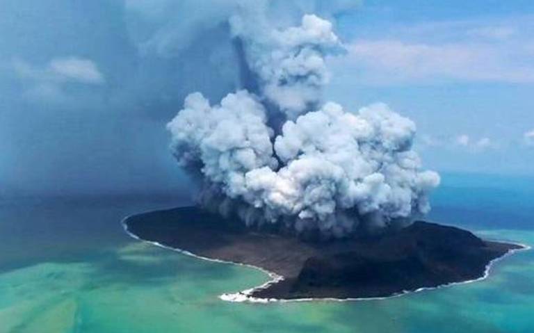 Erupción del volcán Tonga desató una onda expansiva única en su historia, científicos la recrean