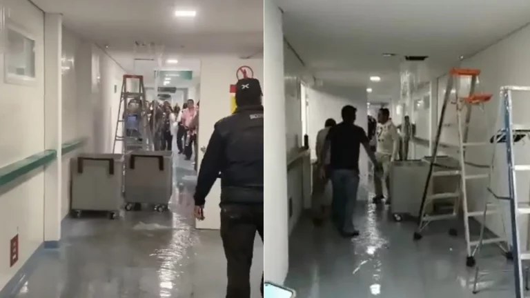 A menos de un mes de su inauguración, se filtra el agua en hospital del IMSS en Cuautlancingo