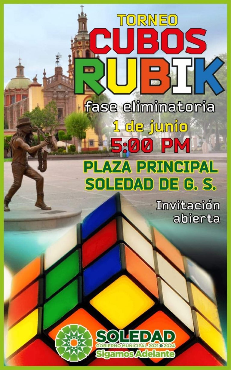 Soledad será sede del torneo estatal de Cubo Rubik