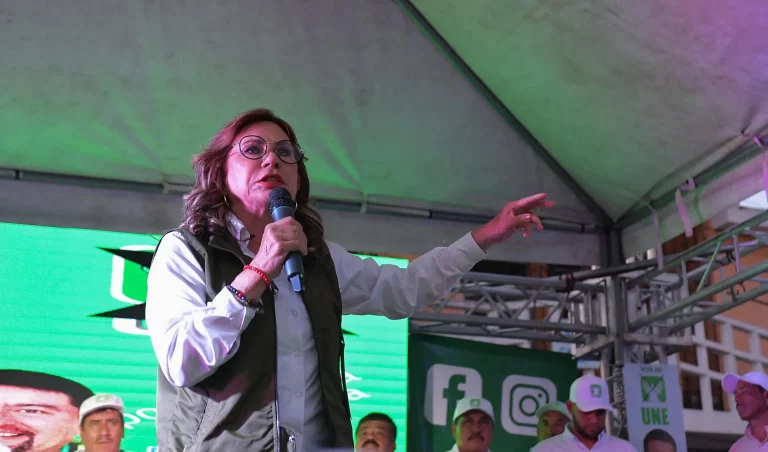 Sandra Torres Casanova aventaja en la elección de Guatemala