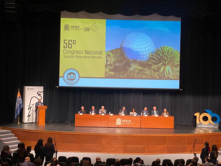 Comunidad científica del país celebra en la UASLP, 56 Congreso Nacional de la Sociedad Matemática Mexicana