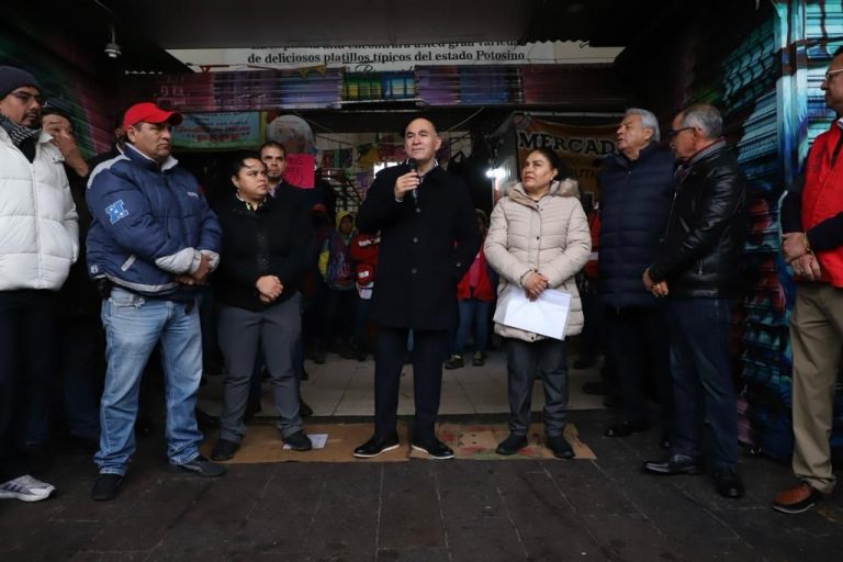 Gobierno de la Capital mejora las condiciones del Mercado Hidalgo y sus alrededores, con el Día de Talacha