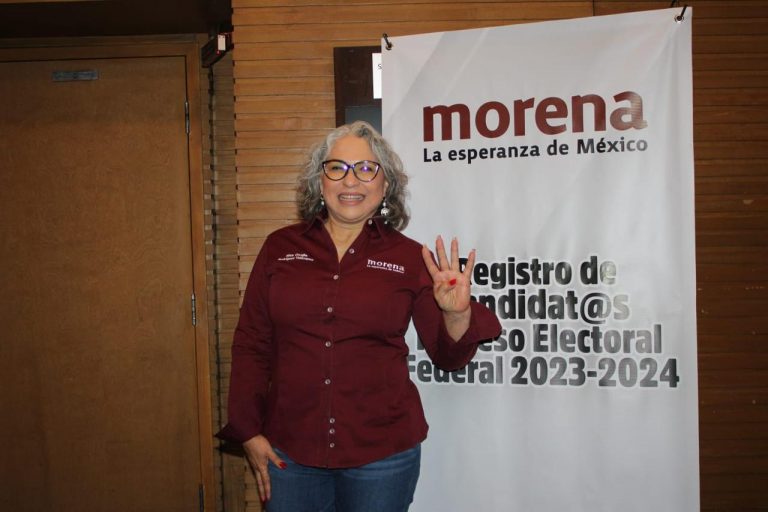 Se registra Rita Ozalia Rodríguez Velázquez como candidata al Senado por Morena