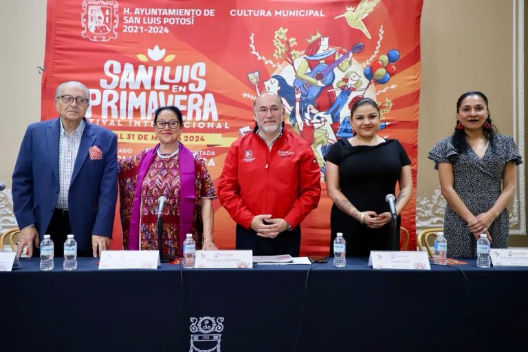 Alcalde Galindo presenta el Festival Internacional San Luis en Primavera, epicentro de la cultura en el centro del país