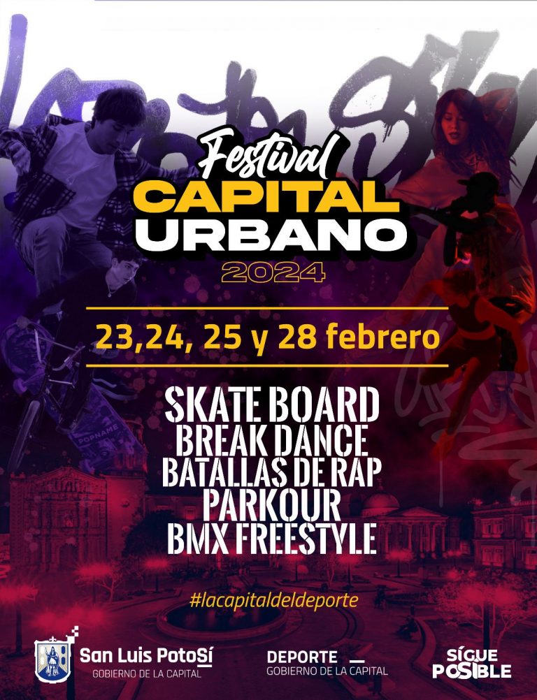 En marcha el Festival Capital Urbano 2024, organizado por el Gobierno de la Capital, en la Plaza del Carmen