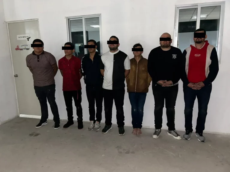 Detienen a siete integrantes del CJNG en Uruapan