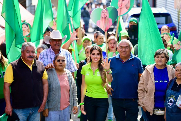 Ruth González llega a mitad de la campaña como puntera para convertirse en Senadora por San Luis Potosí