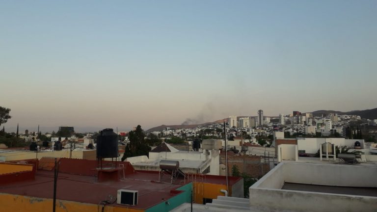 Se reactiva incendio en Sierra de San Miguelito