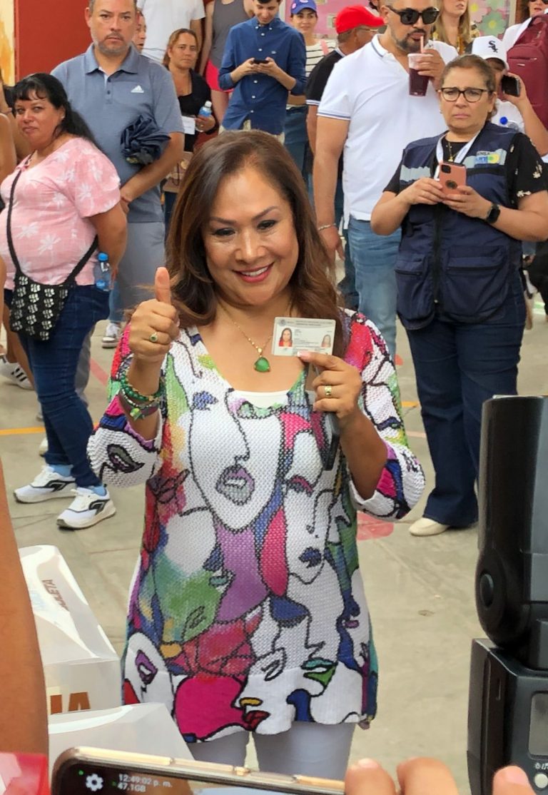 Sonia Mendoza hace un llamado a que transcurra la jornada electoral en paz