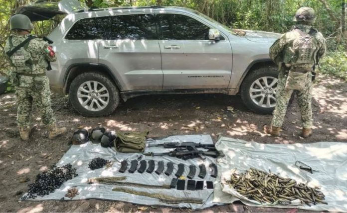 objetos-asegurados-en-campamento-del-crimen-organizado-en-elota-sinaloa