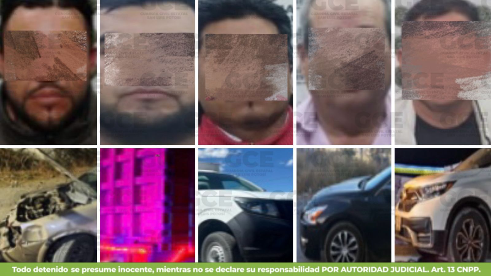 DETIENEN A 5 PERSONAS EN VEHICULOS CON REPORTE DE ROBO | Close Up Noticias