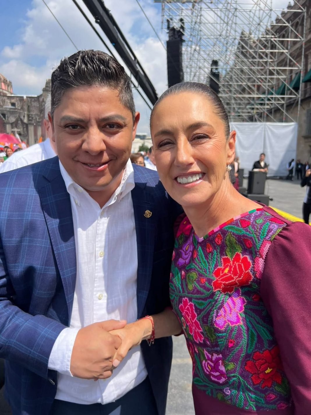 RICARDO GALLARDO Y CLAUDIA SHEINBAUM ACUERDAN INSTALAR 400 CONSULTORIOS MÉDICOS GRATUITOS PARA SAN LUIS POTOSÍ